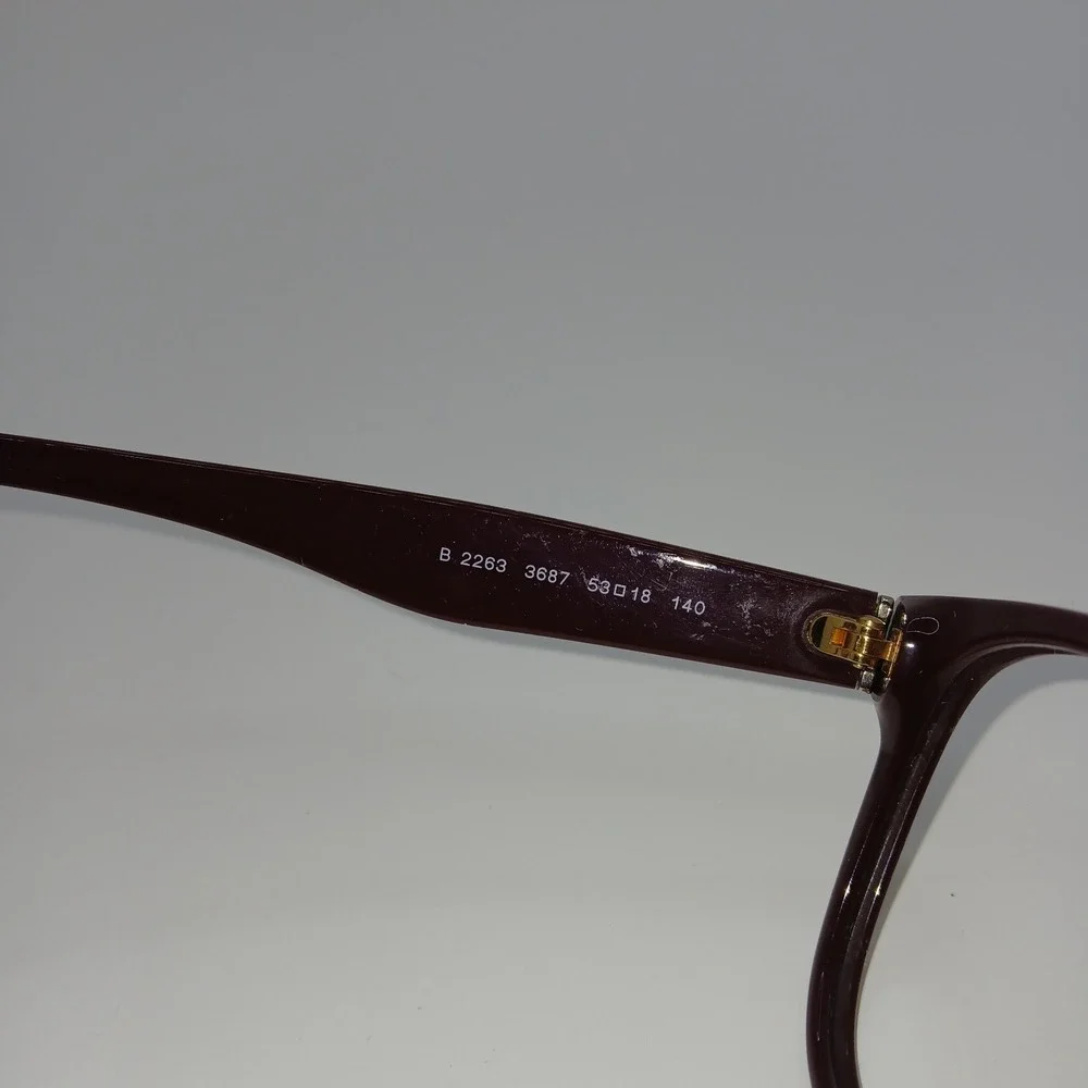 Burberry BE2263 3687 Womens Eyeglasses Frame Burgundy Full Rim 53-18-140 mm